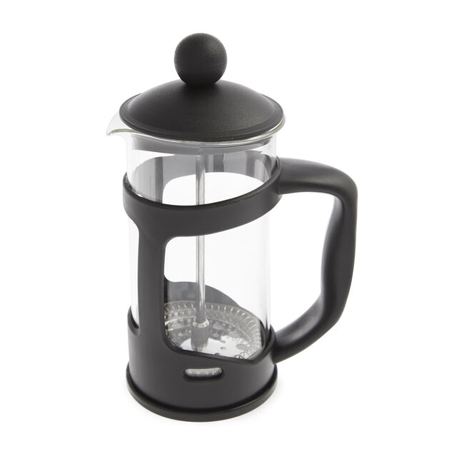 Glona Glass Cafetiere French Press 350ml - Black