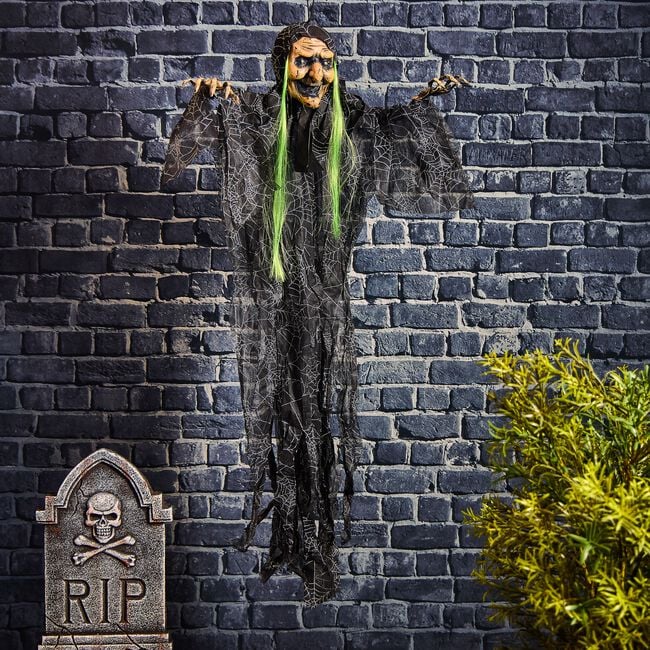 Hanging Green Haired Witch