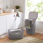 57L Grey Laundry Hamper