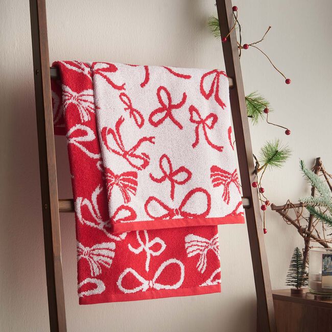 Nicole Day Bows Guest Towel - 2 Pack