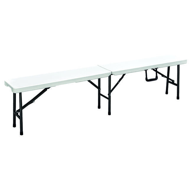 White Folding Bench 1.8M