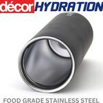 DECOR BLACK S/STEEL 300ml Vacuum Flask
