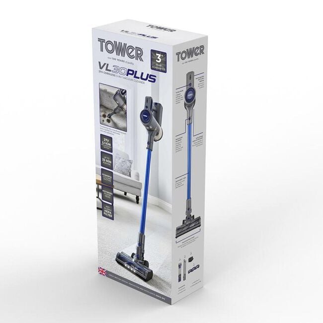 Tower VL30 Plus 3-in-1 Cordless Vacuum Cleaner