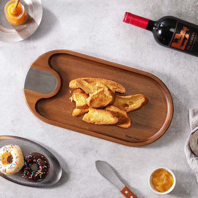 FIESTA HOME ACACIA Large Snack & Dip Tray