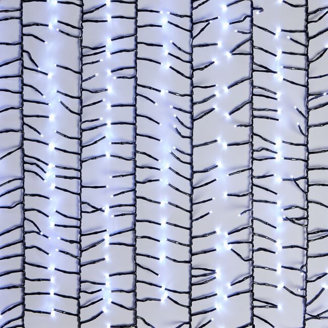 100 BRIGHT WHITE Led Cluster Lights