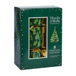Hardy & Wells 8 Christmas Tree Premium Crackers