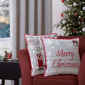 Festive Love 2 Pack Cushion Covers 45cm x 45cm