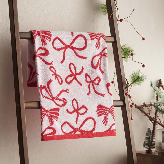 Nicole Day Bows Guest Towel - 2 Pack