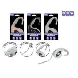 Retractable Dog Lead 5M - Assorted