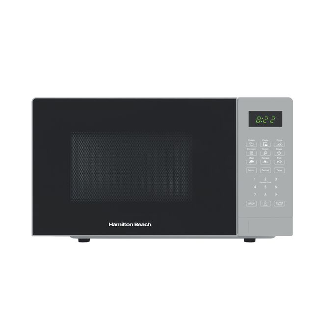 HAMILTON BEACH ESSENTIALS 20L Silver Digital Microwave