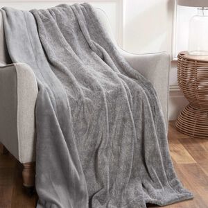 Nicole Day Beatrix Grey Throw 130cm x 170cm