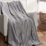 Nicole Day Beatrix Grey Throw 130cm x 170cm