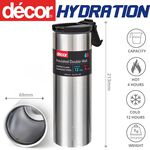 DECOR SILVER 450ml Vacuum Coffee Mug