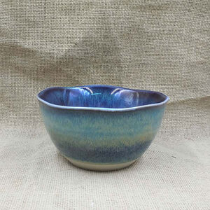 Heritage Halo Rice Bowl - Dark Blue