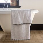 SPECKLE RIB MONO Bath Sheet