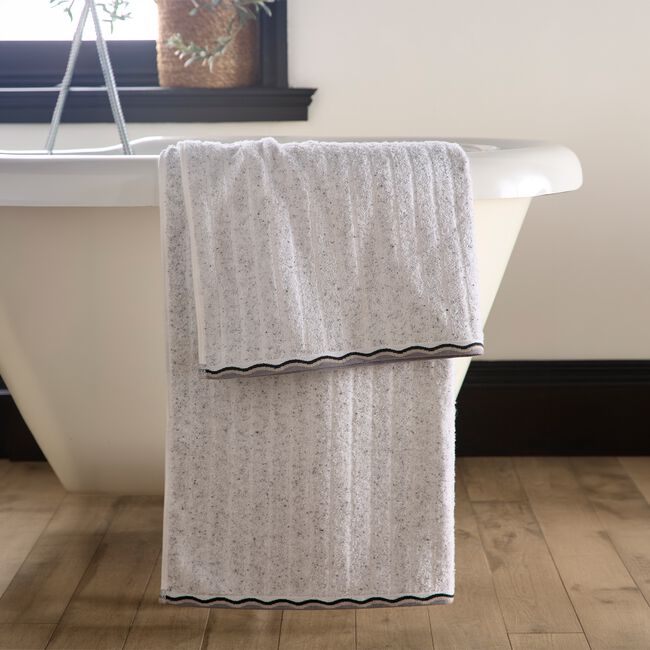 SPECKLE RIB MONO Bath Sheet