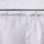 Crystal Chrome Shower Hooks - 12pk