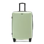 LARGE LIGHTWEIGHT HARDSHELL LUGGAGE - SAGE GREEN