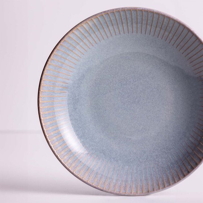 Mason Cash Reactive Linear Grey Pasta Bowl