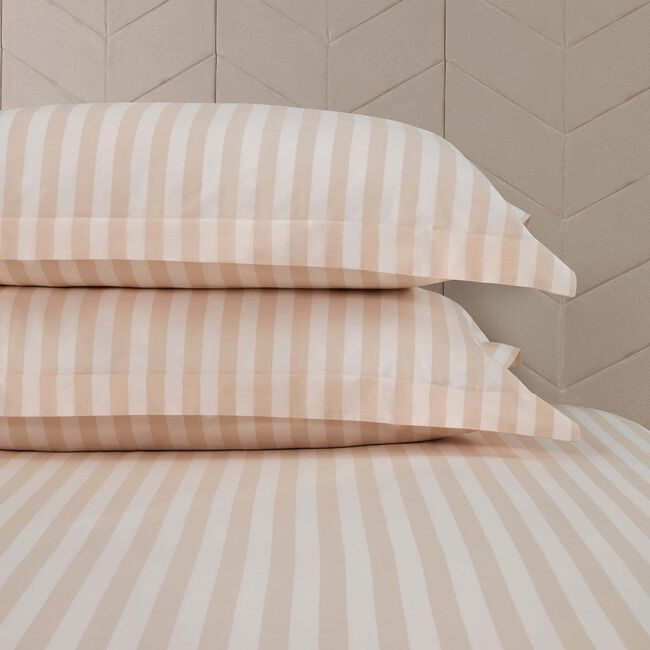 May Blossom Oxford Pillowcase Pair - Natural