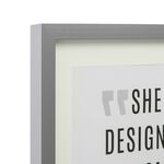 10X12 MCINTOSH GREY Photo Frame 12X16 W/OUT MOUNT