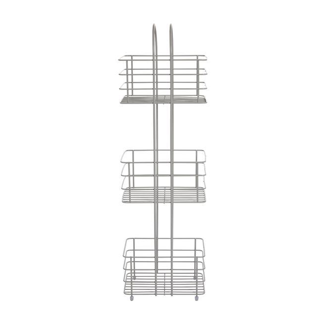 CAUSEWAY BAY THREE TIER Grey Free standing Caddy