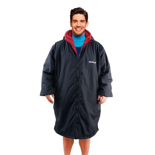 Body Go Waterproof Changing Robe Red & Black