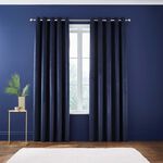 CATHERINE LANSFIELD KINGSLEY MATT VELVET NAVY 66X90 Curtains