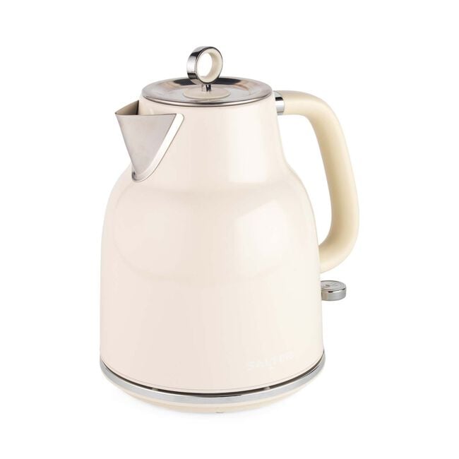 SALTER RETRO CREAM 1.7L Rapid Boil Kettle