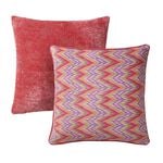 IKAT CHENILLE PINK 45x45 Cushion