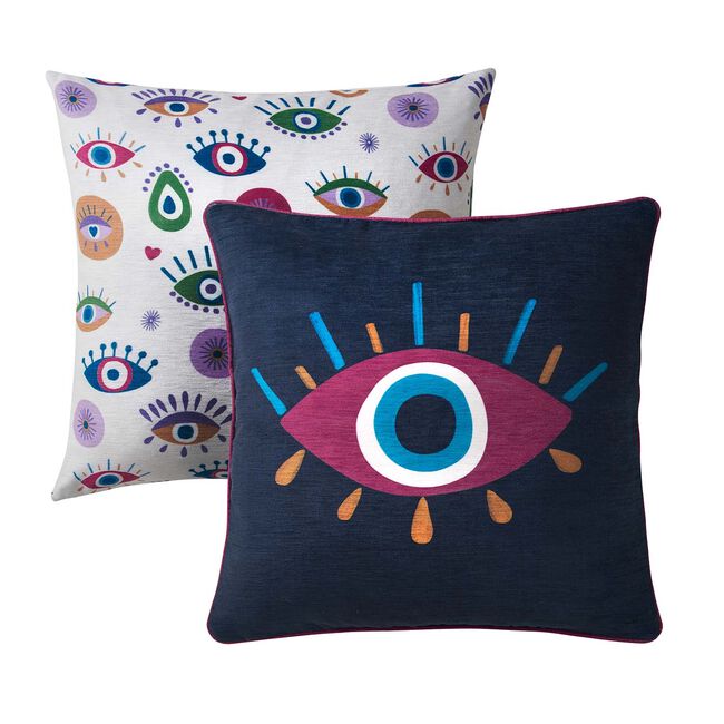 Deco Eye Cushion 45cm x 45cm - Multi