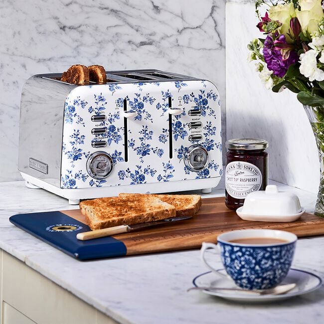 Laura Ashley China Rose 4 Slice Toaster