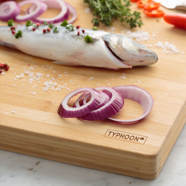 Typhoon Living Square Wooden Butchers Block