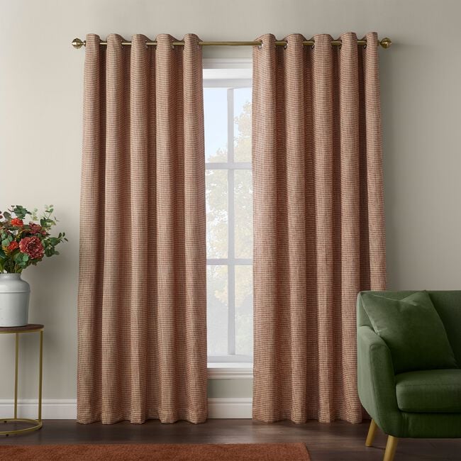 BOXWEAVE RUST 90x90 Curtain 