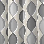 FUSION LENNOX GREY 66X54 Curtain 