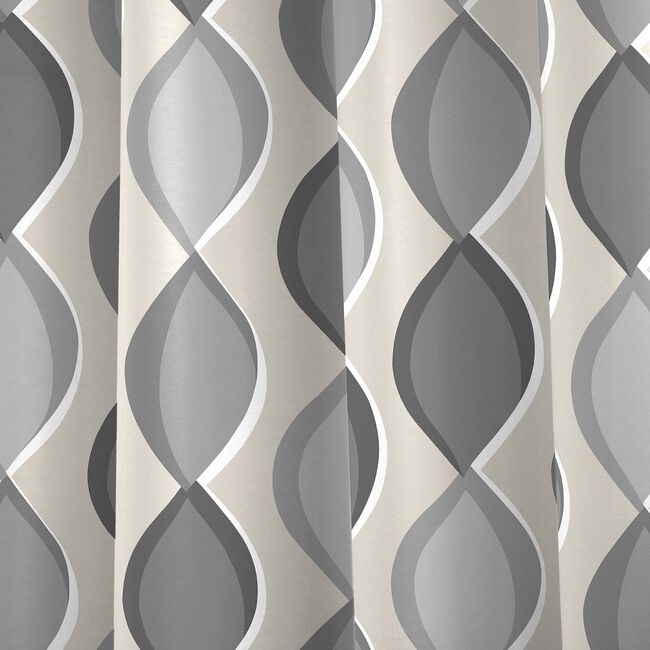 FUSION LENNOX GREY 66X54 Curtain 