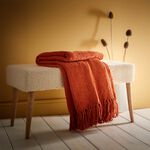 APPLETREE LOFT CHENILLE TERRACOTTA 130x180cm Throw