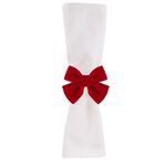 Christmas Red Bow Napkin Ring