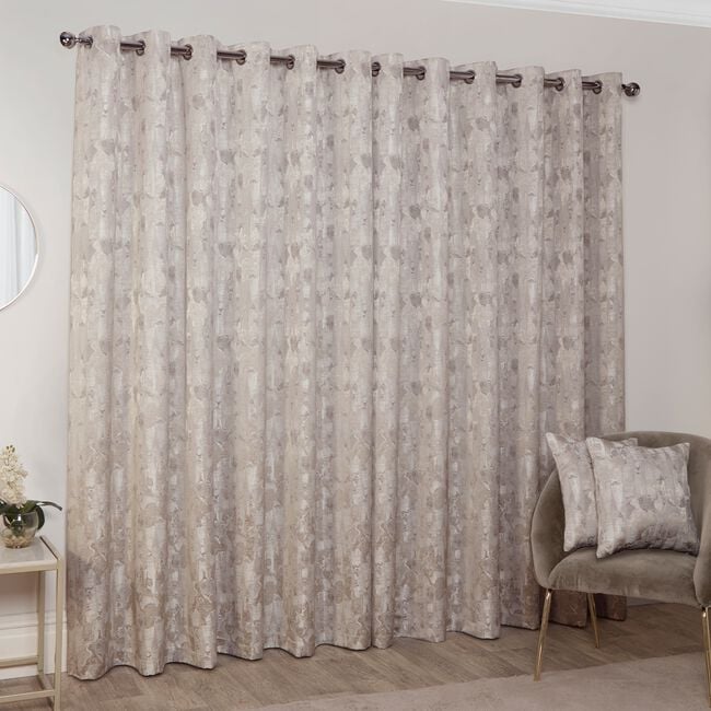 MACAEL MARBLE NATURAL/IVORY 66x54 Curtain