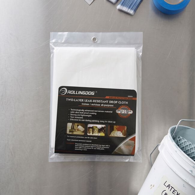 Rolling Dog Heavy Duty Drop Cloth 10ft x 5ft