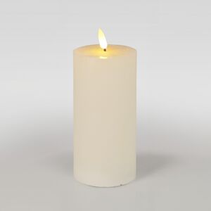 LED Pillar Candle Ivory - 7,5x15cm