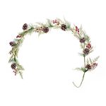 1.5m Christmas Snow Pine & Berry Garland
