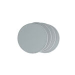 Reversible Round Coasters 4 Pack - Grey & Blush