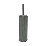 Spiral Embossed Toilet Brush - Stainless Steel