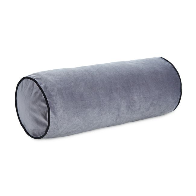 NAOMI CHARCOAL 20x55cm Bolster Cushion 