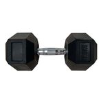 Body Go Rubber Hex Dumbbell 7.5kg