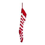 Red & White Striped Christmas Stocking