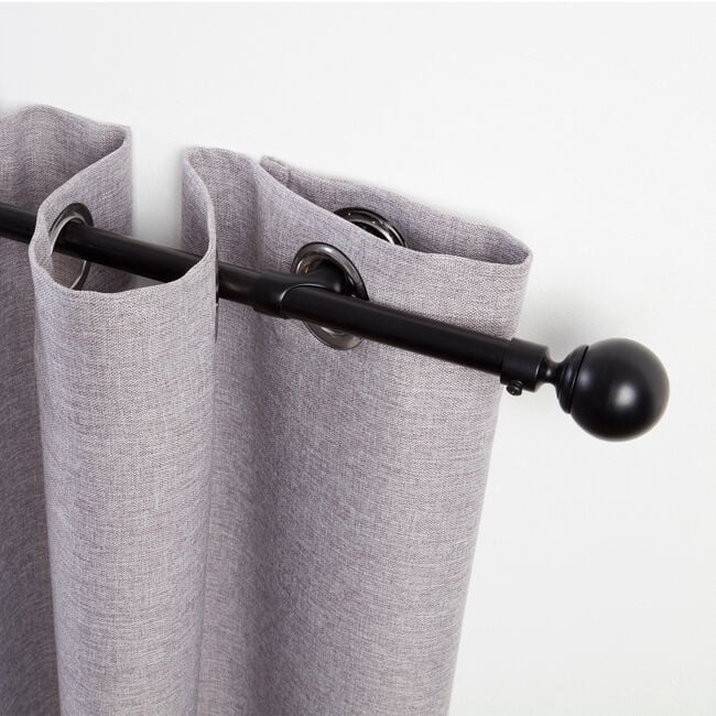 ROOM DARKENING EXTENDABLE BALL 19mm 70-120cm Black