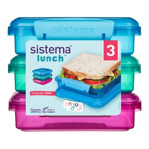 Sistema Klip It Sandwich Lunch Boxes