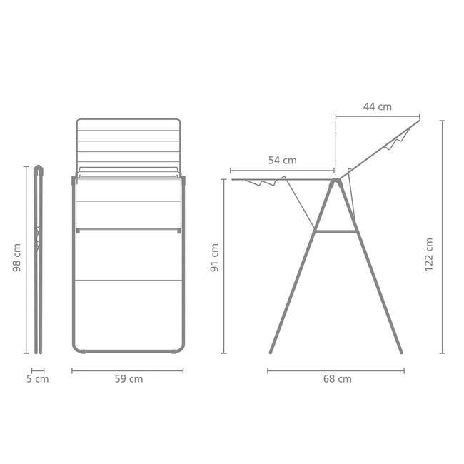 Brabantia 15m Drying Rack Black